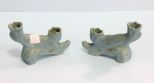Pair of Van Briggle Candlesticks