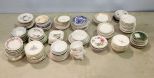 Collection of Butter Pads & Four Child's Cups/Saucers