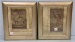 Two Giraffe Prints