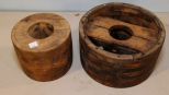 Two Wooden Wheels