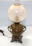 Late 19th Century Kerosene Lamp