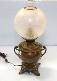 Late 19th Century Kerosene Lamp