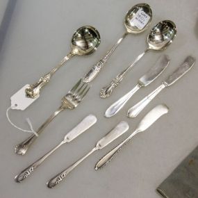 Small Lot of Sterling Flatware 9 Pieces