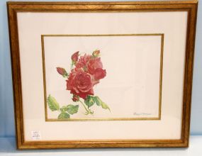 Watercolor of Roses