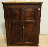 Primitive Two Door Hanging Cabinet