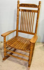 Scoutmaster Oak Rocker