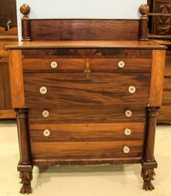 1840 Empire Mahogany Chest