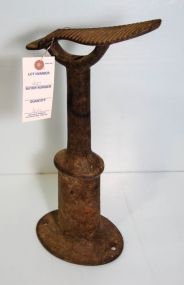 Antique Iron Shoe Stand 