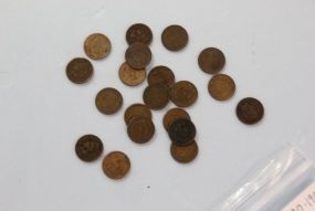 Twenty Indian Cents 