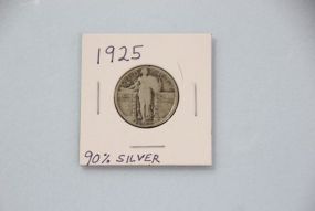 1925 Silver Quarter