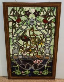 Stained Glass Flower Window