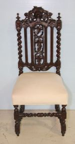 Oak Barley Twist Chair