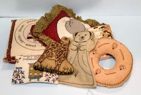 Various Pillows & Cloth Puppet