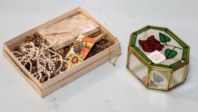 Jewelry & Stained Glass Box