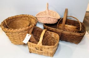 Group of Approximately Eight Various Sized Baskets