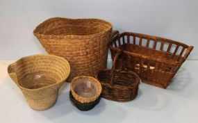 Group of Four Baskets