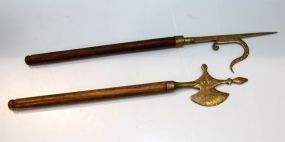 Two Decorative Wall Tools