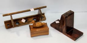 Pipe Holder, Bookends & Duck Stamp Box