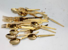 Gold Washed Flatware 