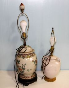 Two Ginger Jar Lamps