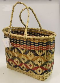Choctaw Basket Woven by Dorthy Chapman 