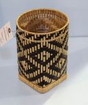 Black and Tan Choctaw Basket