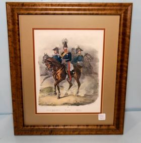 English Regiment Lithograph