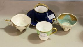 Three Demitasse Cups, Demitasse Cups/Sacuers