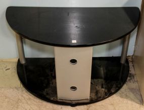 Metal and Glass TV Stand