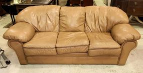 Brown Leather Sofa