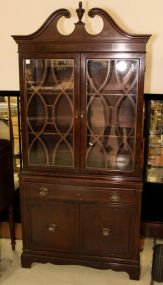 Mahogany Duncan Phyfe China Cabinet