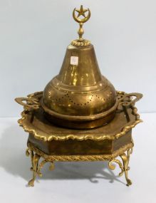 Antique Brass Brazier 