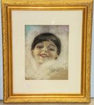 Flapper in White Oil Pastel