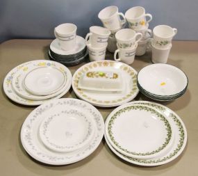 Group of Various Patterned Corningware Dishes 