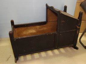 Large Antique Cradle 