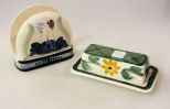 Gail Pittman Napkin Holder & Butter Dish