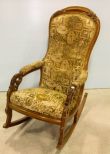 Victorian Walnut Rocker