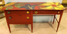 Brightly Painted Desk