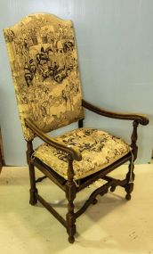 1920's Jacobean Style Arm Chair