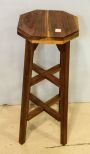 Octagon Shaped Bar Stool