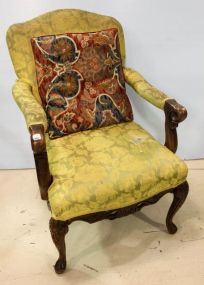 Queen Anne Style Arm Chair