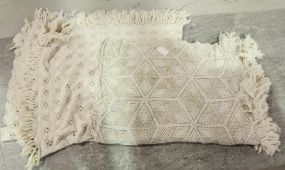 Two Crochet Bedspreads 