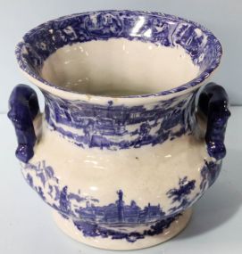 Blue and White Porcelain Waste Jar