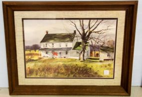 Country House Print by Randolph Bye