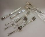 Strasburg by Gorham Sterling Flatware 74 Pieces