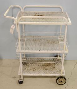 Wrought Iron Tea Cart