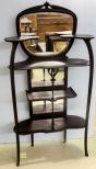 Mahogany Etagere 