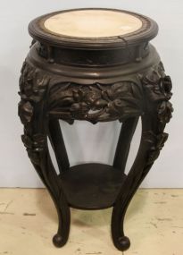 19th Century Carved Oriental Stand