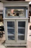 Light Blue Two Door Cabinet