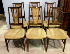 Set of Six Hollman Danish Walnut Side Chairs 